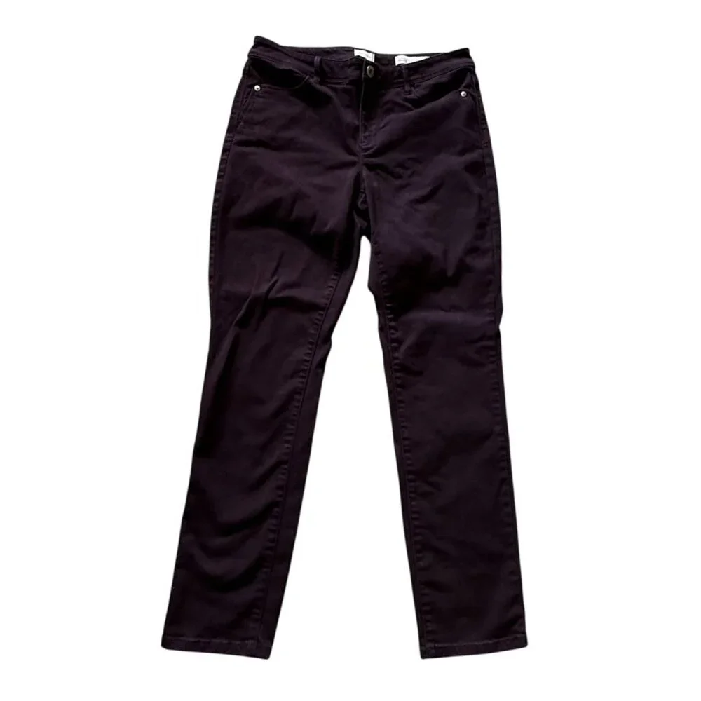 J.Jill Womens Purple Slim Ankle Denim Jeans Size 8T Authentic Fit